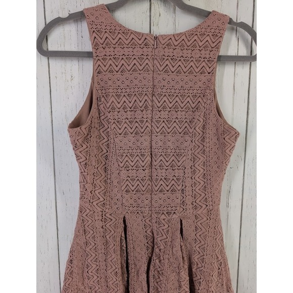 Monteau Size Small Muave Pink Lace Sleeveless Womens‎ Flowy Dress - Picture 6 of 8